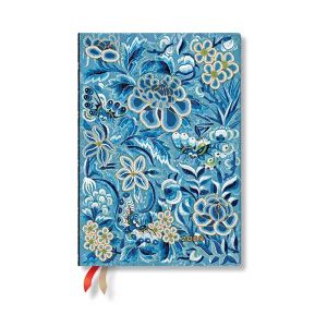 Paperblanks Планер Blue Willow, Midi, хоризонтален, мека корица, 88 листа, за 2026 година