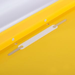 Office 1 Папка, PP, с перфорация, жълта, 50 броя