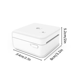 Phomemo Принтер M02 PRO-WH, преносим, мини, без мастило, бял