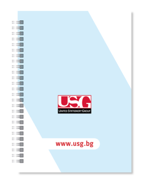 USG Тетрадка с рекламна визия