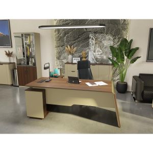 Ниска маса RFG Elmaz, 1200 х 600 х 450 mm, правоъгълен плот, ПДЧ 25 mm, дъб и сиво