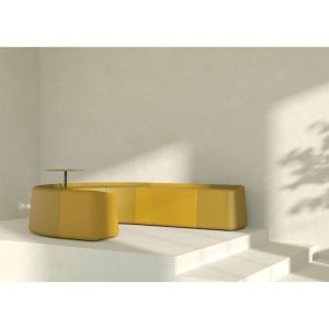 Модулна седалка Boln Sarek L, Deep sea, квадратна, 450 х 450 х 490 mm