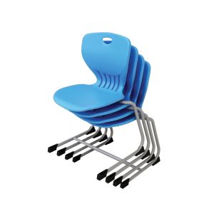 Ученически стол RFG Maxima C, от VIII до XII клас, 43 х 45 х 46 cm, до 120 kg, небесносин