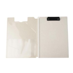 Sworld Клипборд Wheat Straw, с капак, бял