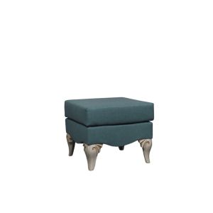 Табуретка Classic, правоъгълна, текстил, 500 х 500 х 420-440 mm, мента