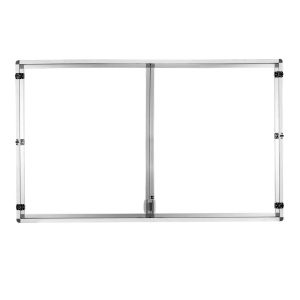 Office 1 Система бяла дъска Wings, магнитна, с 2 крила, за дисплей 86''