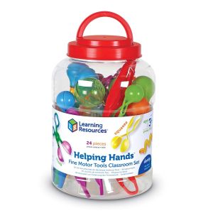 Learning Resources Училищен комплект Помощни ръчички, 24 броя