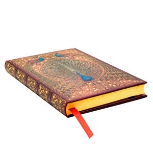 Paperblanks Тефтер Hafiz's Peacocks, Mini, широки редове, твърда корица, 88 листа
