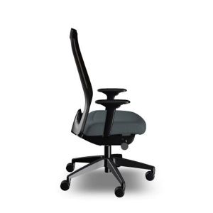 Ергономичен стол Interstuhl Every EV217, текстил, Synchronous механизъм, полиамидна основа, сив