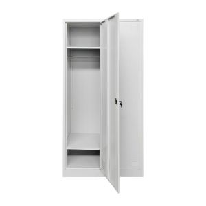 Гардероб RFG, метален, двоен, 90 x 45 x 185 cm