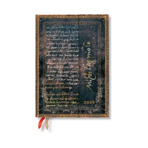 Paperblanks Планер Michelangelo, Midi, вертикален, твърда корица, 80 листа, за 2026 година