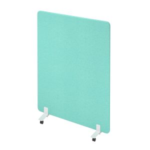 Шумоизолиращ преграден панел Narbutas Free Standing, свободностоящ, 1400 x 36 x 1800 mm, дамаска Velito Presto светла мента, ПДЧ 16 mm