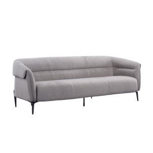 Диван RFG Megan, триместен, текстил, метална основа, сив