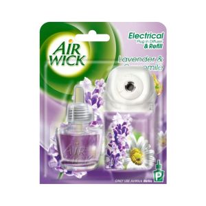 Ароматизатор Air Wick, електрически, лавандула, с включен пълнител, 19 ml
