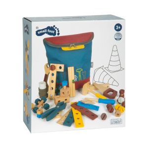 Small Foot Комплект инструменти, в раница, дървени, детски