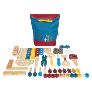 Small Foot Комплект инструменти, в раница, дървени, детски