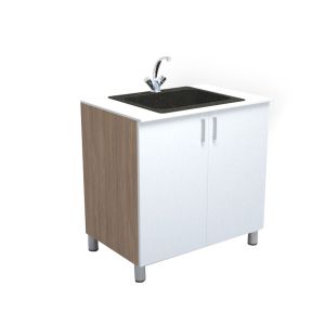 Шкаф RFG Labo, с мивка и батерия, 900 х 600 х 900 mm, ПДЧ 18 mm