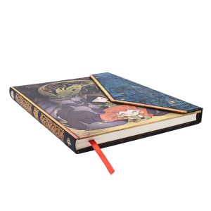 Paperblanks Тефтер Wolf Walkers, Ultra, широки редове, твърда корица, 72 листа