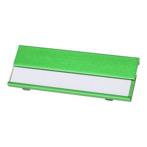 Cool Бадж Namuu, алуминиев, с игла, 70 x 25 x 4 mm, зелен