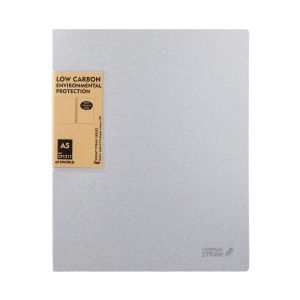 Sworld Папка Wheat Straw, с рингове, А5, синя