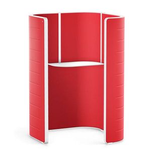 Шумоизолираща акустична кабина Interstuhl HU185, с бял корпус