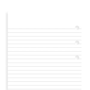 Filofax Пълнител за органайзер Personal Value Pack, на редове, бял