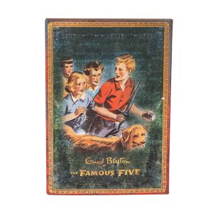 Paperblanks Тефтер The Famous Five, Midi, широки редове, мека корица, 88 листа