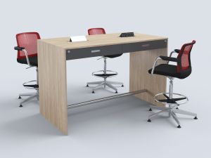 Бюро, високо, с чекмеджета, 1600 х 850 х 1050 mm, ПДЧ 18 mm