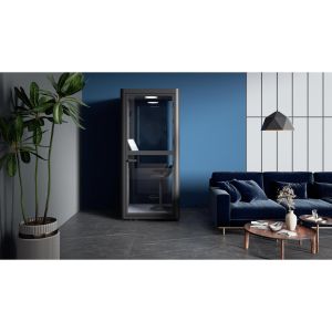 Шумоизолираща акустична кабина Flexi101, 1020 х 1020 х 2260 mm, сива