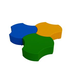 Табуретка RFG Pixel, екокожа, 120 х 112 х 43 cm, зелена