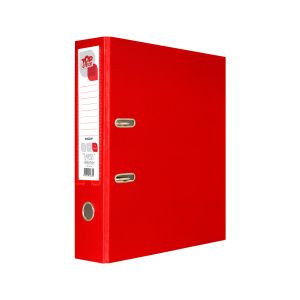 Top Office Класьор, 8 cm, PP, червен