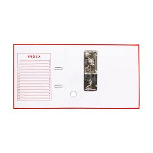 Top Office Класьор, 8 cm, PP, червен