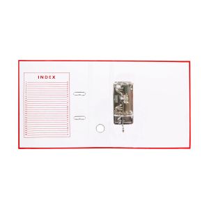 Top Office Класьор, 8 cm, PP, червен