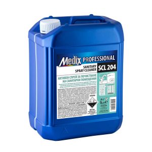 Активен спрей за почистване на санитарни помещения Medix Professional, SCL 204, 5 l