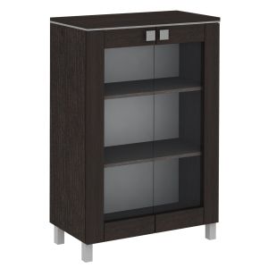 Шкаф Dragi Президент, със стъклени врати, 80 x 40 x 124 cm