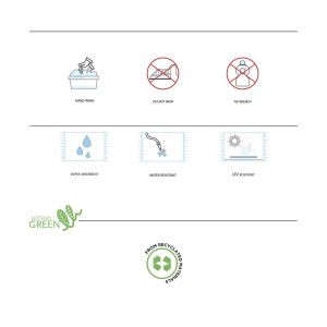 Изтривалка Olivo Astro, 100% полипропилен, 40 х 60 cm, бежова