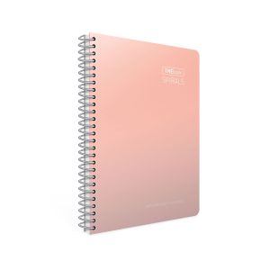 Gipta Тетрадка The book, A4, бяла хартия, широки редове, твърда корица, със спирала, 100 листа