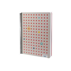 Colori Тетрадка, A4, широки редове, 4 теми, офсетова хартия, спирала, твърда корица, 200 листа