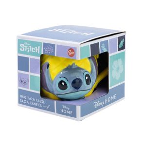 Stor 3D чаша Stitch в ананас, керамична, 414 ml