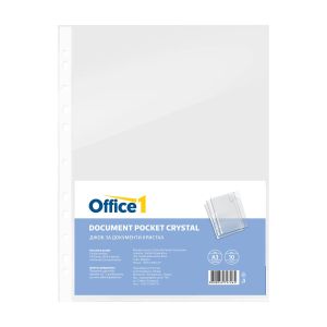 Office 1 Джоб за документи, A3, кристал, 10 броя