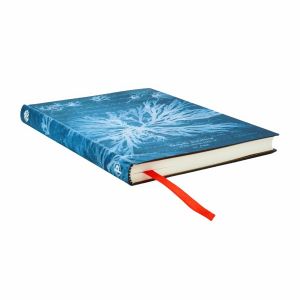 Paperblanks Тефтер Sea Flowers, Ultra, мека корица, широки редове, 88 листа