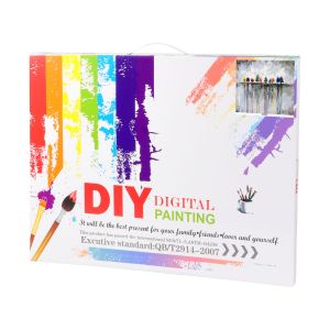 Foska Комплект рисуване по номера Цветове, 40 x 50 cm