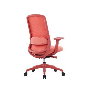 Ергономичен стол RFG Style W, дамаска, до 130 kg, корал