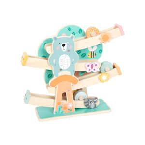 Small Foot Писта с топчета, с животни, дървена