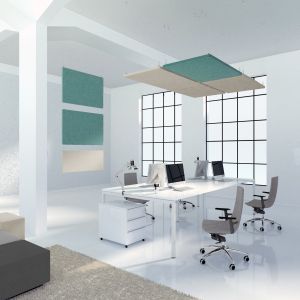 Стоманено въже Narbutas Modus, за окачване на шумоизолиращ панел, 1200 mm, метал хром, 4 броя