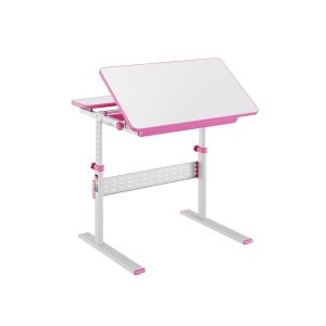 Бюро RFG Ergo Kids, с регулируема височина, детско, 800 х 660 х 540-760 mm, ПДЧ, розово