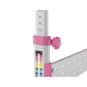 Бюро RFG Ergo Kids, с регулируема височина, детско, 800 х 660 х 540-760 mm, ПДЧ, розово