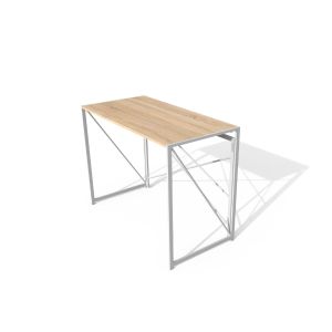 Бюро RFG Soho, над VIII клас, MDF, 1000 х 500 х 750 mm, плот дъб, бял метал