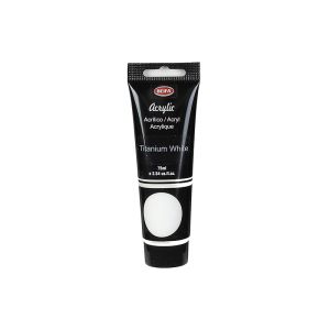 Beifa Акрилна боя, в тубичка, 75 ml, бяла