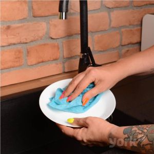 Домакинска кърпа York, перфорирана, 34 х 35 cm, 6 броя